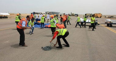 مطار برج العرب الدولى ينهى تجربة الطوارئ لعام &#1634;&#1632;&#1633;&#1636; بنجاح 