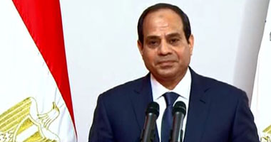 الرئيس السيسى : رئاسة مصر شرف عظيم