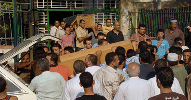 قرية أولاد عمرو تشيع جنازة ضحية أنفلونزا الخنازير