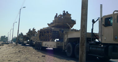 الجيش والشرطة يمشطان شوارع العريش بحثا عن منفذى هجوم الأتوبيس