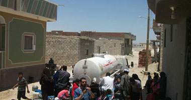 توقف نقل المياه لقرى مركزى الشيخ زويد ورفح.. والعطش يحاصر الأهالى