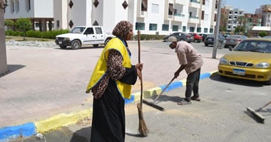 مسئولو "الإسماعيلية" يطلقون حملة يوم لنظافة المستشفى العام