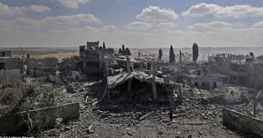 20 صورة تحكى المأساة الإنسانية فى قطاع غزة أثناء الهدنة