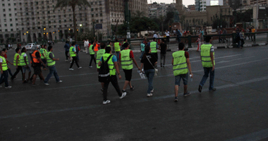 بالصور.. شباب مكافحة التحرش ينطلقون باتجاه "التحرير والكورنيش"