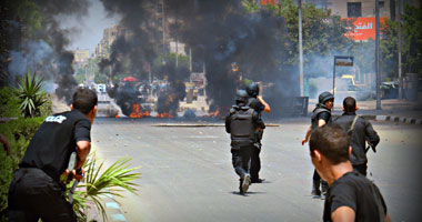 الأمن يلاحق عناصر الإخوان فى شوارع الطالبية
