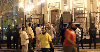 مظاهرة حاشدة ضد البابا شنودة أمام مسجد النور بالعباسة
