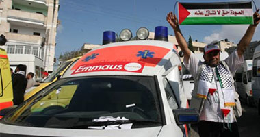 قافلة "أميال من الابتسامات" تصل إلى غزة عبر معبر رفح