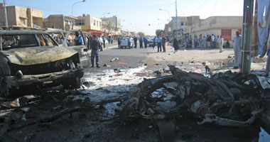 مقتل وإصابة 7 عراقيين فى انفجار عبوة ناسفة شمال غربى بغداد