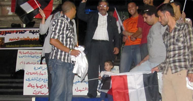 وقفة أمام "الصحفيين" للمطالبة بطرد السفير الإسرائيلى 