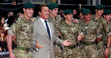 بالصور.. العرض الخاص لفيلم "The Expendables 2" بلندن