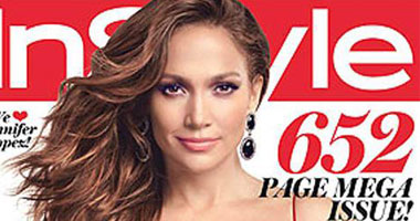 جنيفر لوبيز تتصدر غلاف "InStyle"