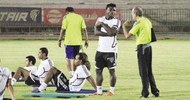 الزمالك يؤدى تدريباً ترفيهياً فى ختام استعداداته لمازيمبى