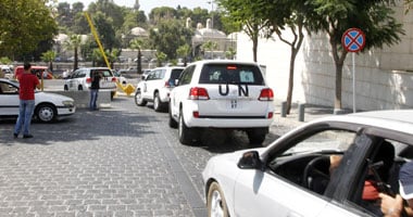 مصدر سورى: مفتشو الأمم المتحدة بدأوا بتفكيك أسلحة كيميائية بدمشق