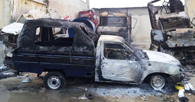 القبض على 9 عناصر إخوانية أحرقوا سيارة قسم أول العاشر من رمضان