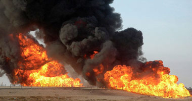 مجهولون يحرقون أرضية ملعب نجيل صناعى ببنى سويف