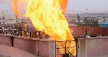 مجهولون يفجرون خط الغاز جنوب مدينة العريش