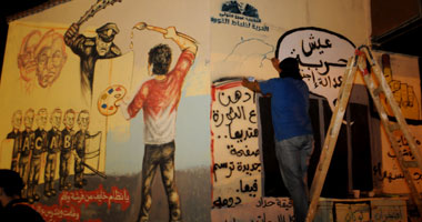 انطلاق حملة الجرافيتى لطلاء ميدان التحرير لتأريخ أحداث ثورة يناير