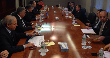 بدء الاجتماع الثلاثى لوزراء خارجية مصر واليونان وقبرص بنيويورك 