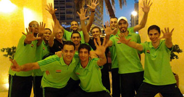 بالصور.. منتخب الطائرة يحتفل بالبطولة الأفريقية