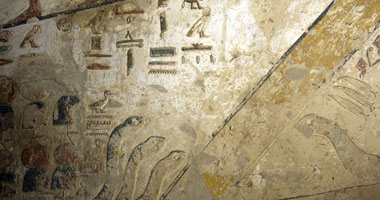اكتشاف نقش أثرى للملك الفرعونى رمسيس الثالث 