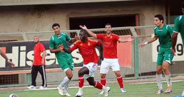 بالصور ..الأهلى يهزم السكة الحديد 2-0 فى التجربة الودية الثانية 