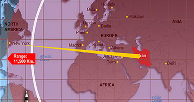 تقرير إسرائيلى يزعم أن مدى الصواريخ الإيرانية يصل نيويورك