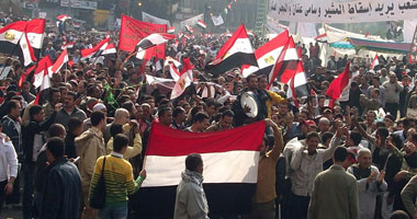 تظاهر شباب الحركات السياسية بكفر الشيخ فى جمعة "رد الشرف"