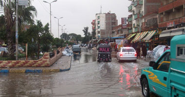 أمطار رعدية غزيرة تضرب شمال سيناء.. وانخفاض فى درجات الحرارة