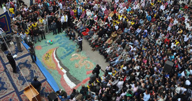 رئيس جامعة المنوفية يحتفل بشهداء الثورة ويلغى عقوبات الطلاب قبل الثورة