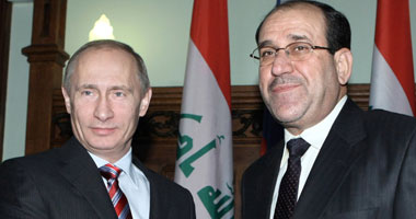 المالكى يلتقى بوتين لدفع التعاون بين العراق وروسيا