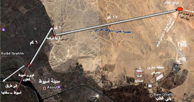 محافظ أسيوط يتفقد منطقة الهضبة الغربية