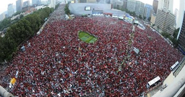 بالصور.. ملايين الكوريين احتفلوا بالتأهل فى ساحة سيول