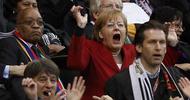 ميركل: لم أطمئن إلا بعد الهدف الرابع