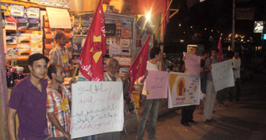 وقفة للاشتراكيين الثوريين بالبحيرة للتنديد بسياسات الرئيس الاقتصادية