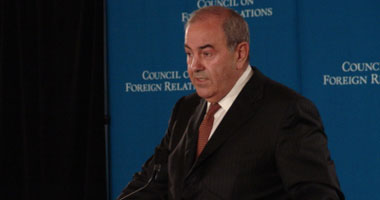 إياد علاوى: العراق حريص على توثيق العلاقات مع مصر تدعيما للعمل العربى