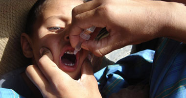 انطلاق الحملة القومية للتطيعم ضد شلل الأطفال بالجيزة 
