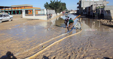 بالصور.. اليوم السابع يرصد آثار السيول المدمرة بسيناء