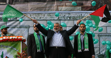 مهرجان حاشد بغزة فى ذكرى تأسيس حماس 