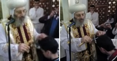 الأنبا بيشوى يرأس احتفالات مولد القديسة دميانة 