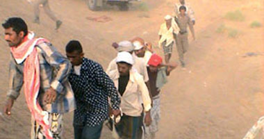 أمن مطروح يضبط 4 شباب وهم فى طريقهم إلى ليبيا بطريقة غير شرعية