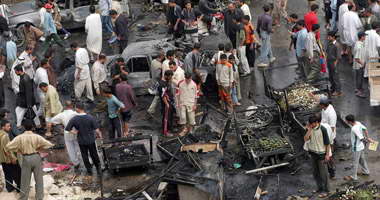مقتل 5 عراقيين من أسرة واحدة فى انفجار عبوة ناسفة جنوبى بغداد