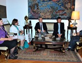 جابر عصفور يلتقى سفير اليابان لبحث سبل التعاون الثقافى بين البلدين