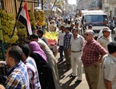 حملة موسعة لمحافظة الإسكندرية لإزالة إشغالات سوق شارع القاهرة