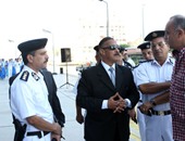 محافظ بورسعيد ومدير الأمن يستقبلان السفينة السياحية "روتردام" بالورود