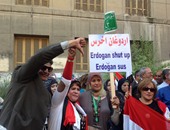 أعضاء حزب الوفد ينهون وقفتهم أمام السفارة التركية