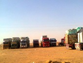ننشر صور الشاحنات المصرية المحتجزة بمدينة إجدابيا الليبية