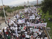 تظاهرات جديدة فى المكسيك احتجاجا على مقتل 43 طالبا جنوب البلاد