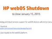 HP توقف الأجهزة المتبقية التى تعمل بنظام التشغيل web OS فى 15 يناير