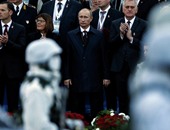 بالصور.. بوتين يحضر عرضا عسكريا صربيا فى الذكرى الـ70 لتحرير بلجراد