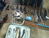 ضبط قطع 10 أسلحة نارية و10 عناصر خطر فى حملة أمنية بقرية حمردوم بقنا 